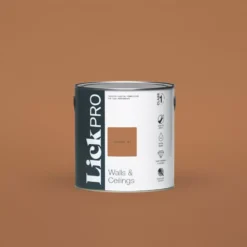 LickPro Eggshell Orange 02 Emulsion Paint 2.5Ltr