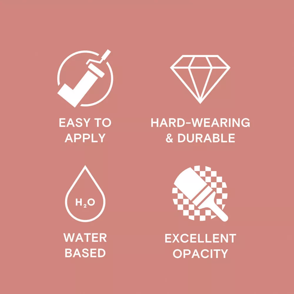 LickPro Matt Red 03 Emulsion Paint 2.5Ltr 7 LickPro Matt Red 03 Emulsion Paint 2.5Ltr - Image 5