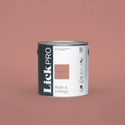 LickPro Matt Red 03 Emulsion Paint 2.5Ltr