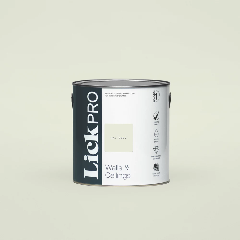 LickPro Matt Grey RAL 9002 Emulsion Paint 2.5Ltr 3 LickPro Matt Grey RAL 9002 Emulsion Paint 2.5Ltr