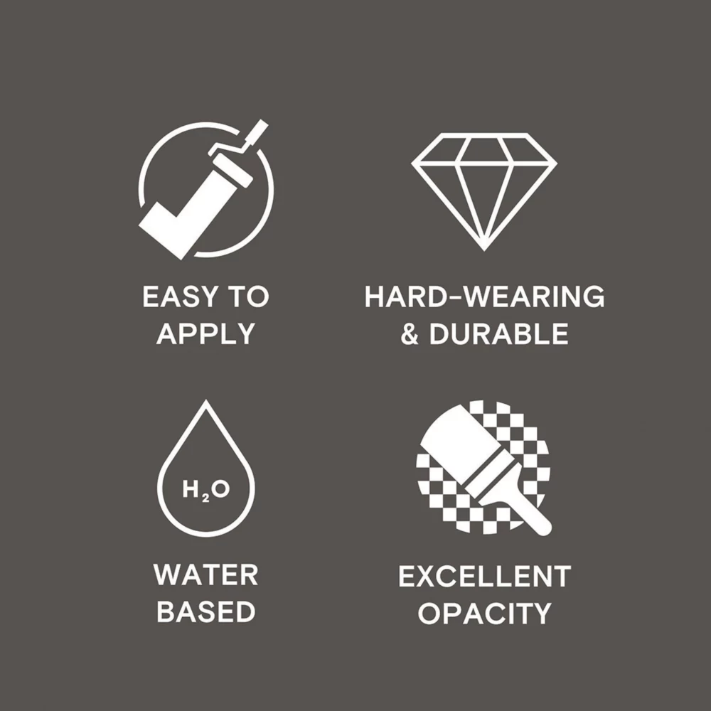 LickPro Eggshell Black 03 Emulsion Paint 2.5Ltr 7 LickPro Eggshell Black 03 Emulsion Paint 2.5Ltr - Image 5