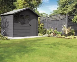 Ronseal Fence Life Plus Shed & Fence Treatment Slate 9Ltr -Famous Paint Store 1421X A3