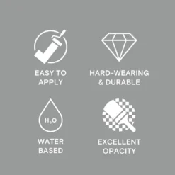 LickPro Matt Grey 06 Emulsion Paint 2.5Ltr 12 LickPro Matt Grey 06 Emulsion Paint 2.5Ltr -Famous Paint Store 144JY A4