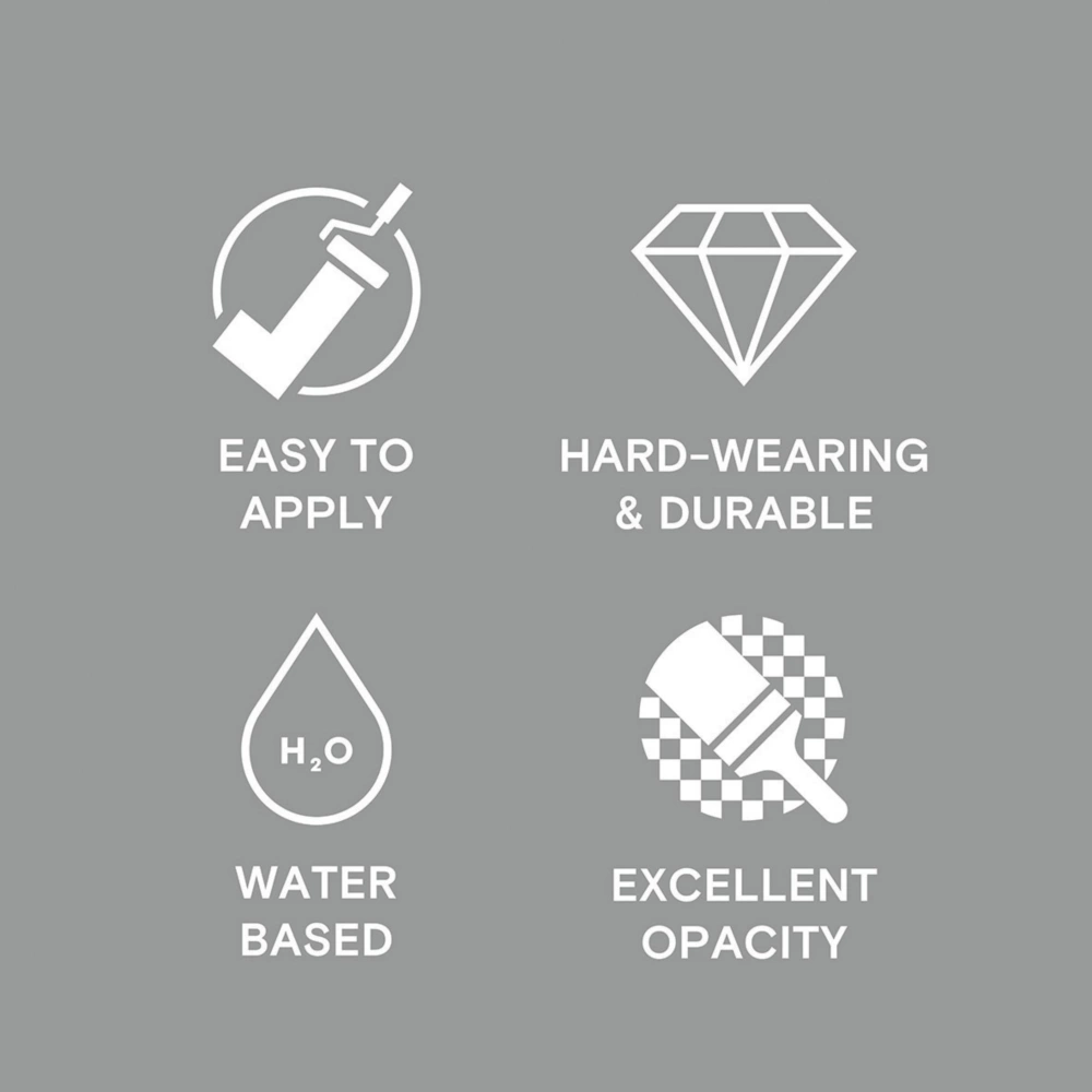 LickPro Matt Grey 06 Emulsion Paint 2.5Ltr 7 LickPro Matt Grey 06 Emulsion Paint 2.5Ltr - Image 5