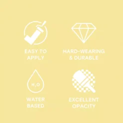 LickPro Eggshell Yellow 01 Emulsion Paint 5Ltr 12 LickPro Eggshell Yellow 01 Emulsion Paint 5Ltr -Famous Paint Store 154JY A4