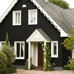 Sandtex Ultra Smooth Masonry Paint Black 5Ltr -Famous Paint Store 17619 A2