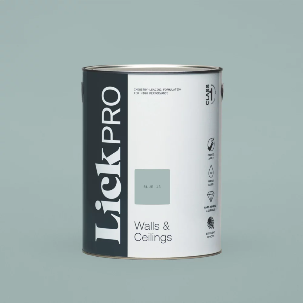LickPro Matt Blue 13 Emulsion Paint 5Ltr 3 LickPro Matt Blue 13 Emulsion Paint 5Ltr