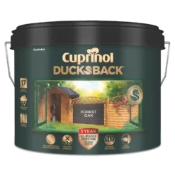 Cuprinol Ducksback Shed & Fence Paint Forest Oak 9Ltr 7 Cuprinol Ducksback Shed & Fence Paint Forest Oak 9Ltr -Famous Paint Store 21191 A2