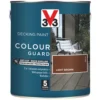 V33 Colour Guard Decking Paint Light Brown 2.5Ltr -Famous Paint Store 228FF P