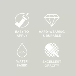 LickPro Eggshell Grey 02 Emulsion Paint 2.5Ltr 12 LickPro Eggshell Grey 02 Emulsion Paint 2.5Ltr -Famous Paint Store 228JY A4