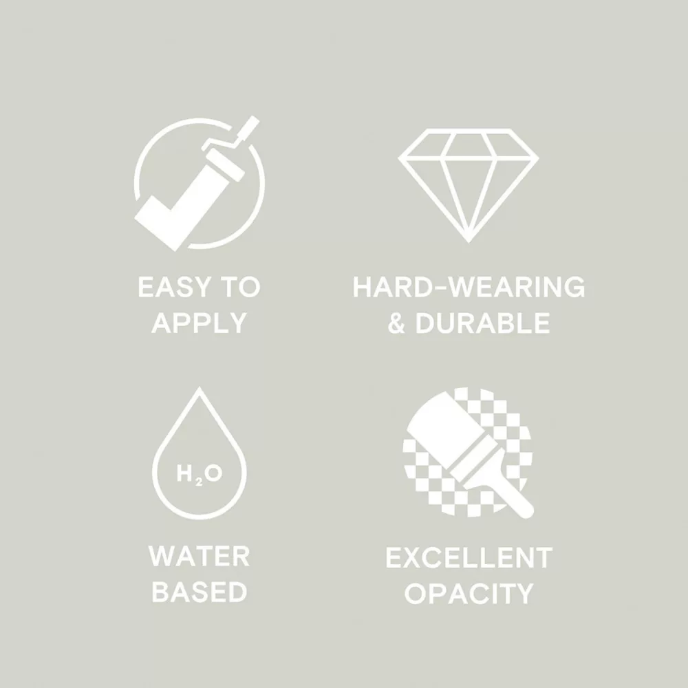 LickPro Eggshell Grey 02 Emulsion Paint 2.5Ltr 7 LickPro Eggshell Grey 02 Emulsion Paint 2.5Ltr - Image 5