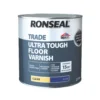 Ronseal Trade Ultra Tough Floor Varnish Satin 2.5Ltr