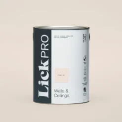LickPro Matt Pink 01 Emulsion Paint 5Ltr