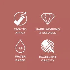 LickPro Matt Red 04 Emulsion Paint 2.5Ltr 12 LickPro Matt Red 04 Emulsion Paint 2.5Ltr -Famous Paint Store 270KF A4