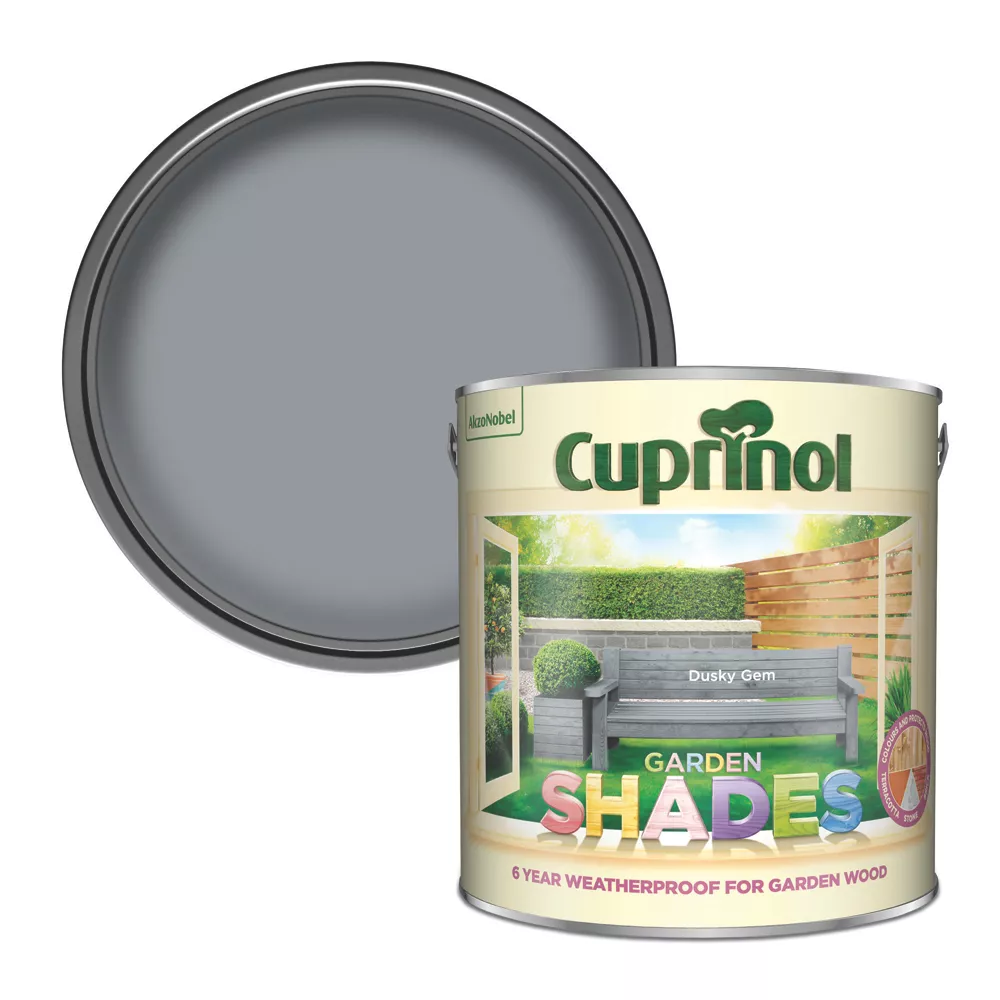 Cuprinol Garden Shades Wood Paint Matt Dusky Gem 2.5Ltr 3 Cuprinol Garden Shades Wood Paint Matt Dusky Gem 2.5Ltr