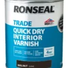Ronseal Trade Quick-Dry Interior Varnish Satin Walnut 750ml