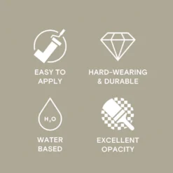 LickPro Matt Beige 06 Emulsion Paint 2.5Ltr 12 LickPro Matt Beige 06 Emulsion Paint 2.5Ltr -Famous Paint Store 321JY A4