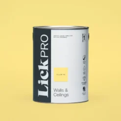 LickPro Matt Yellow 06 Emulsion Paint 5Ltr