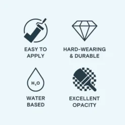 LickPro Eggshell Blue 12 Emulsion Paint 5Ltr 12 LickPro Eggshell Blue 12 Emulsion Paint 5Ltr -Famous Paint Store 348JX A4