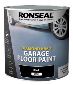 Ronseal Diamond Hard Garage Floor Paint Black 2.5Ltr