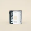 LickPro Eggshell White BS 08 B 15 Emulsion Paint 2.5Ltr -Famous Paint Store 362JY P