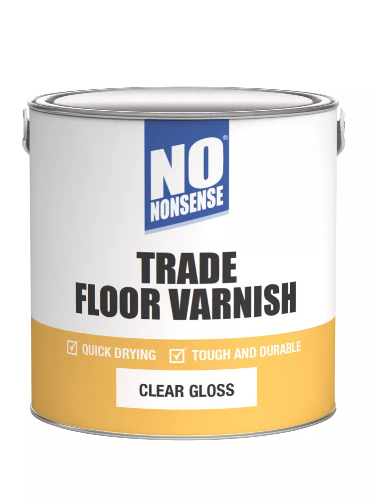 No Nonsense Quick-Dry Floor Varnish Gloss 2.5Ltr 3 No Nonsense Quick-Dry Floor Varnish Gloss 2.5Ltr