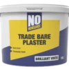 No Nonsense Bare Plaster Paint White 10Ltr -Famous Paint Store 373GT P