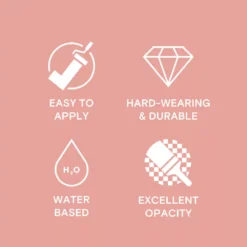 LickPro Matt Pink 09 Emulsion Paint 5Ltr -Famous Paint Store 389JY A4