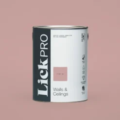 LickPro Matt Pink 09 Emulsion Paint 5Ltr
