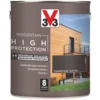 V33 High-Protection Exterior Woodstain Satin Charcoal 2.5Ltr -Famous Paint Store 401JY P
