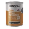 Ronseal Trade 10-Year Woodstain Satin Ebony 750ml