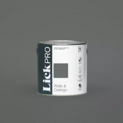 LickPro Matt Grey 07 Emulsion Paint 2.5Ltr