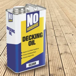 No Nonsense Timber Decking Oil Clear 5Ltr -Famous Paint Store 44785 A3