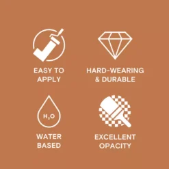 LickPro Matt Orange 02 Emulsion Paint 5Ltr 12 LickPro Matt Orange 02 Emulsion Paint 5Ltr -Famous Paint Store 465JY A4