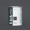 LickPro Eggshell Black 01 Emulsion Paint 5Ltr