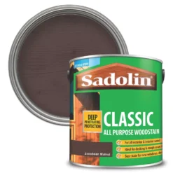 Sadolin Classic Woodstain Matt Jacobean Walnut 2.5Ltr