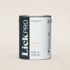 LickPro Matt White 06 Emulsion Paint 5Ltr