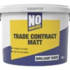 No Nonsense Matt Brilliant White Emulsion Contract Paint 10Ltr