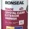 Ronseal Trade Exterior Varnish Satin Clear 750ml -Famous Paint Store 533FG P