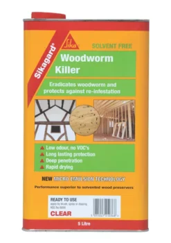 Sika Sikagard Woodworm Killer Clear 5Ltr