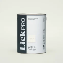 LickPro Matt White 11 Emulsion Paint 5Ltr