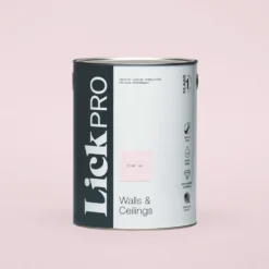 LickPro Eggshell Pink 04 Emulsion Paint 5Ltr