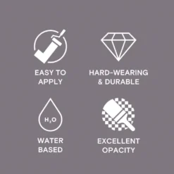 LickPro Eggshell Purple 09 Emulsion Paint 5Ltr -Famous Paint Store 615JY A4