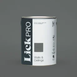 LickPro Matt Grey 07 Emulsion Paint 5Ltr