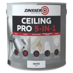 Zinsser Ceiling Pro 5-in-1 Paint White 2.5Ltr