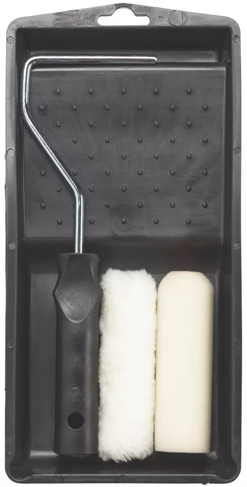 No Nonsense 4" Mini Roller & Tray Set 4 Pieces 3 No Nonsense 4" Mini Roller & Tray Set 4 Pieces