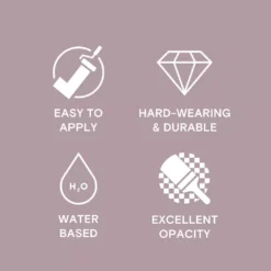 LickPro Matt Purple 01 Emulsion Paint 2.5Ltr -Famous Paint Store 642JX A4