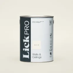 LickPro Matt White 03 Emulsion Paint 5Ltr