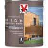 V33 High-Protection Exterior Woodstain Satin Dark Oak 2.5Ltr -Famous Paint Store 696JY P