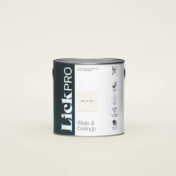 LickPro Eggshell White 03 Emulsion Paint 2.5Ltr